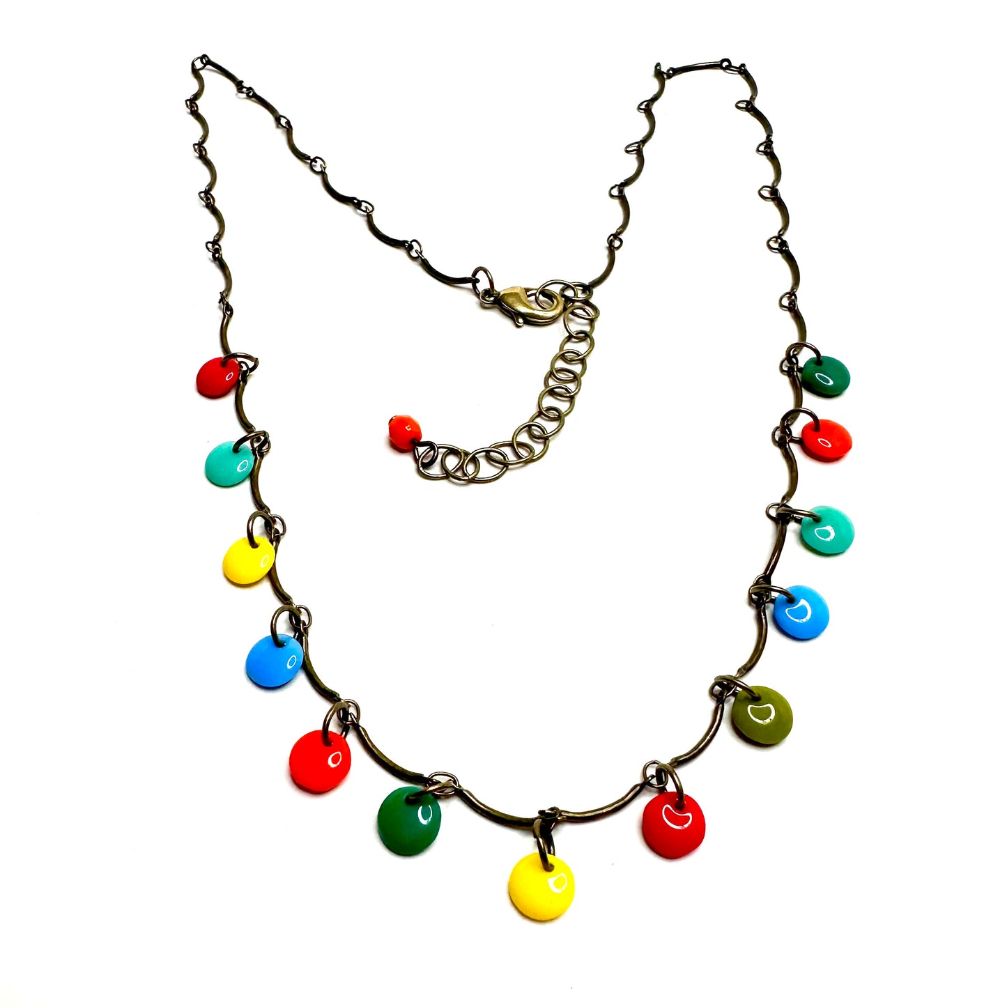 Delicate Drop Necklace | Bright Mix