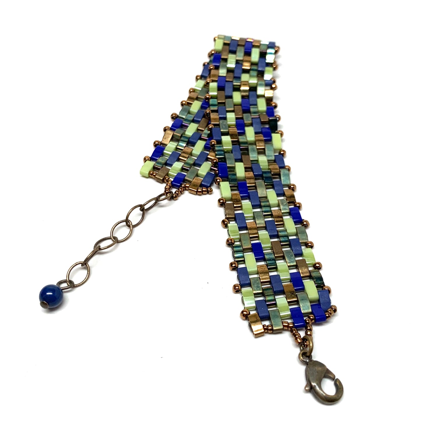 Alisa Bracelet | Mixed Blues and Greens