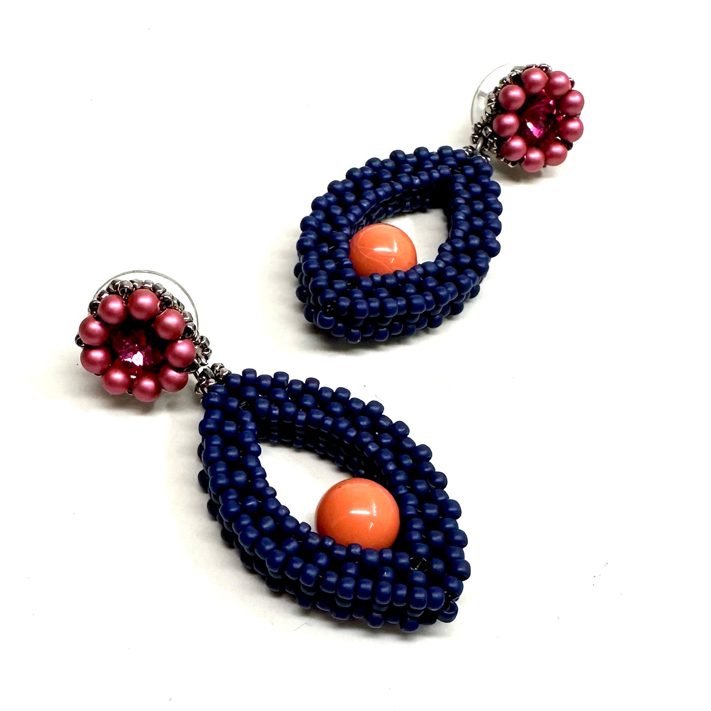 Hojas Post Earrings - Vibrant Mix