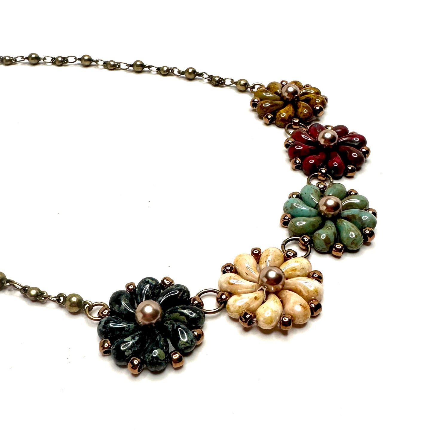 5 Flower Necklace | Mixed Picasso