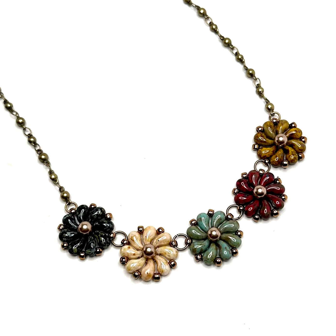 5 Flower Necklace | Mixed Picasso