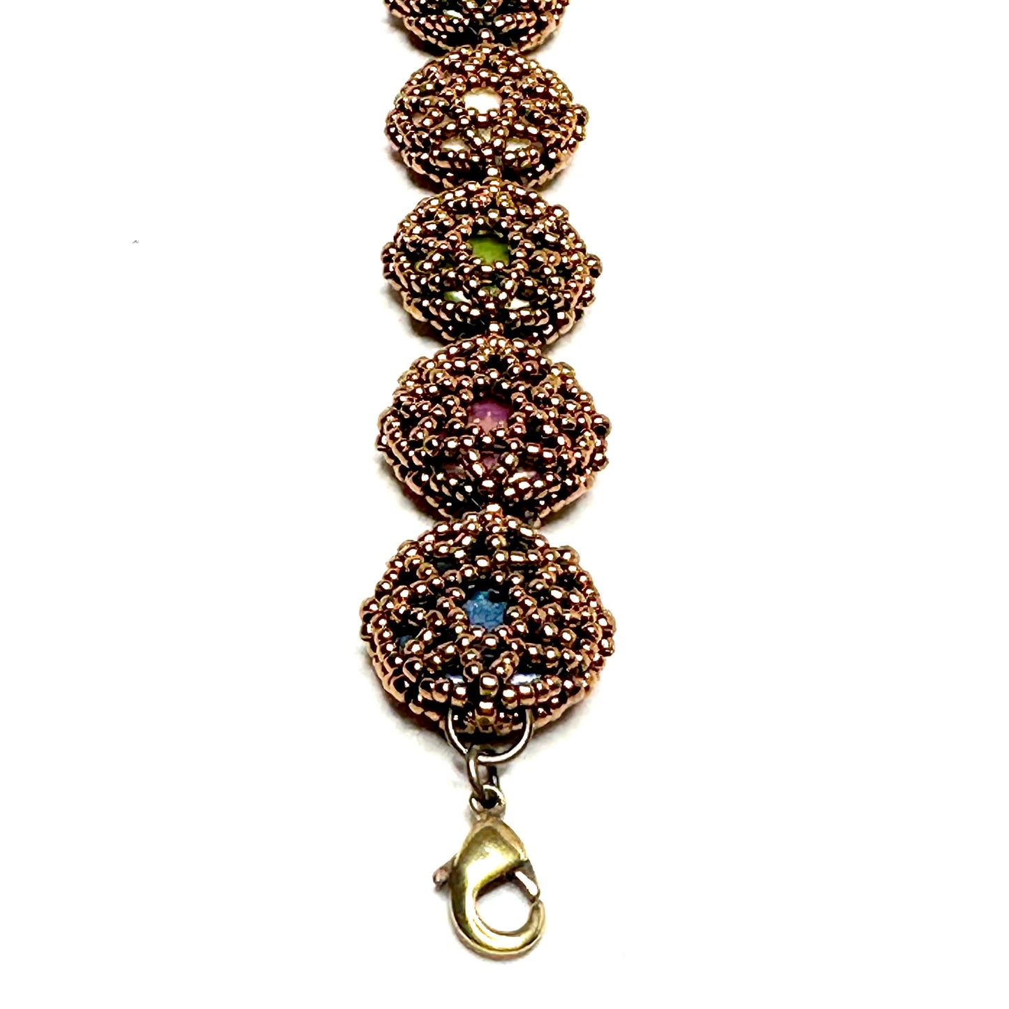 Cabochon Link Bracelet | Bezel Set | Multi Mix