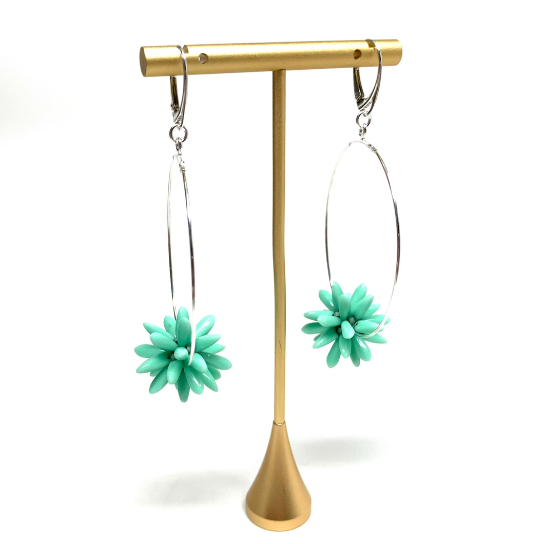 Dagger Hoops - Mint