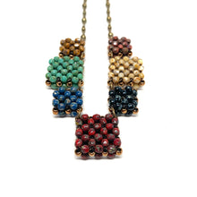 Load image into Gallery viewer, Link Necklace | Mixed Picasso Squares
