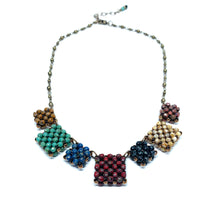 Load image into Gallery viewer, Link Necklace | Mixed Picasso Squares
