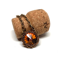 Load image into Gallery viewer, Single Bezel Set Crystal Necklace | Assorted Colors
