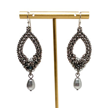 Load image into Gallery viewer, Tori Earring with Drop | Petite | Silver Shade
