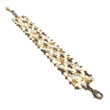 Load image into Gallery viewer, Alisa Bracelet | Mixed Cream and Gold
