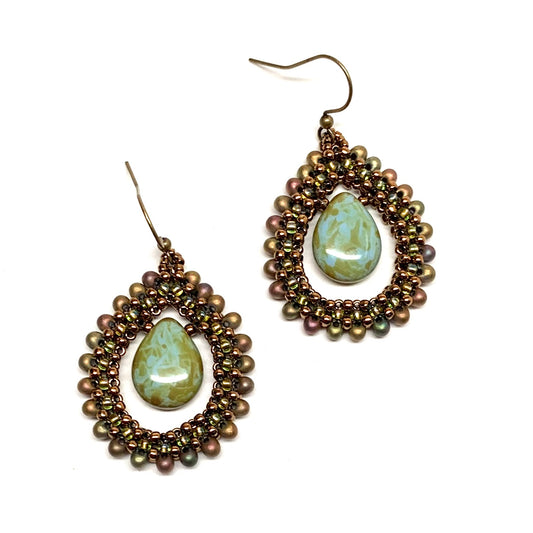 Maya Earrings | Green