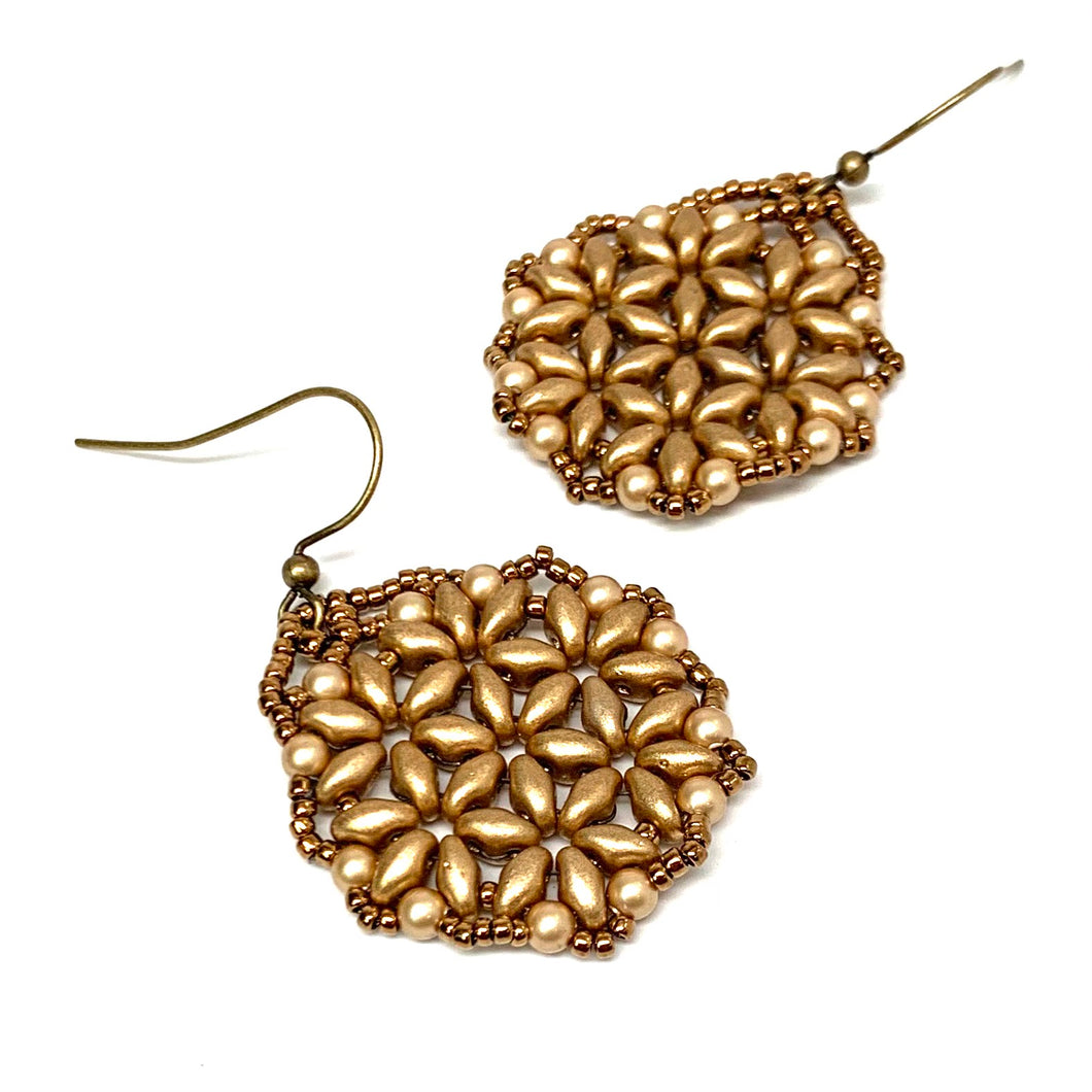Sonja Earring | Matte Gold