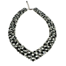 Load image into Gallery viewer, Blingy Collar | Silver, Grey and Black
