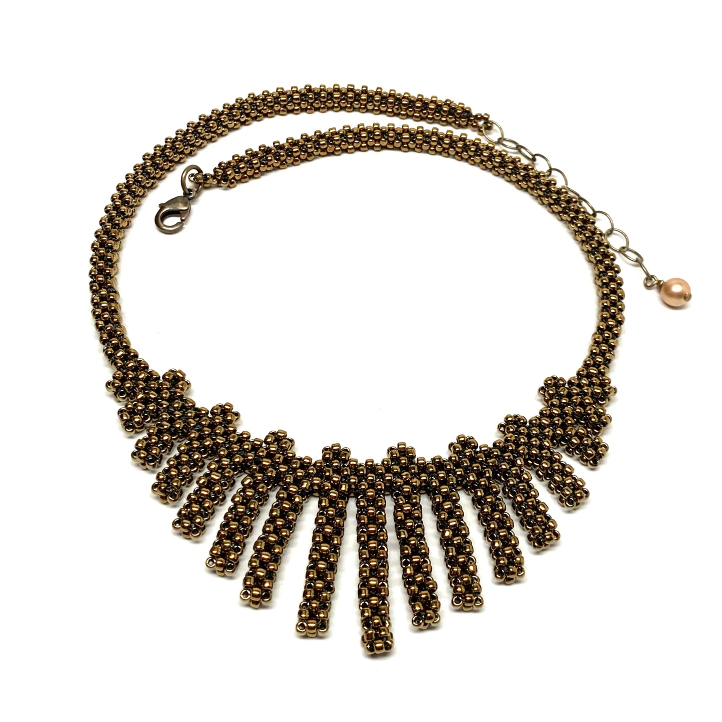 Fringe Necklace | Dark Gold