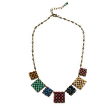 Load image into Gallery viewer, Link Necklace | Mixed Picasso Squares
