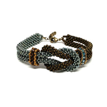 Load image into Gallery viewer, Love Knot Bracelet | Brown &amp; Blue
