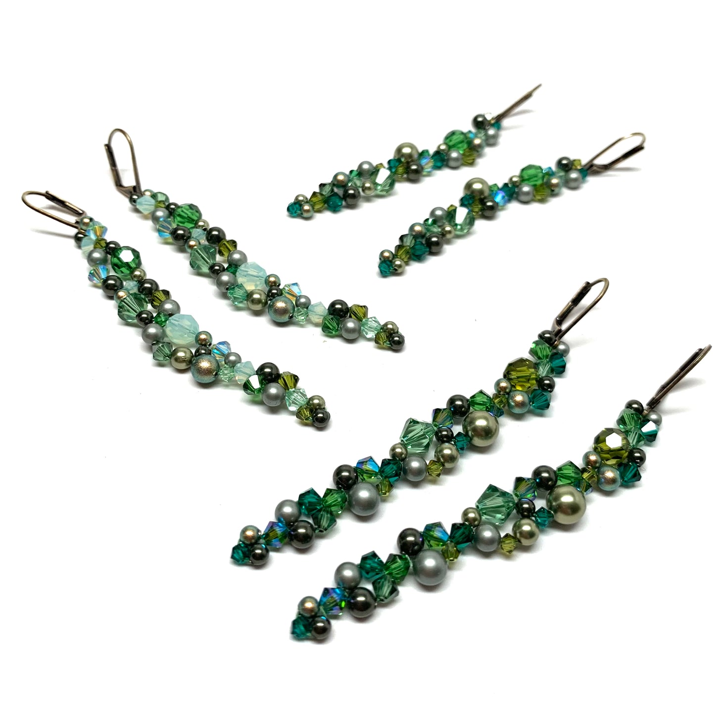 Polly Earring | Shades of Green