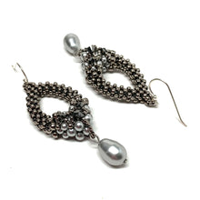 Load image into Gallery viewer, Tori Earring with Drop | Petite | Silver Shade
